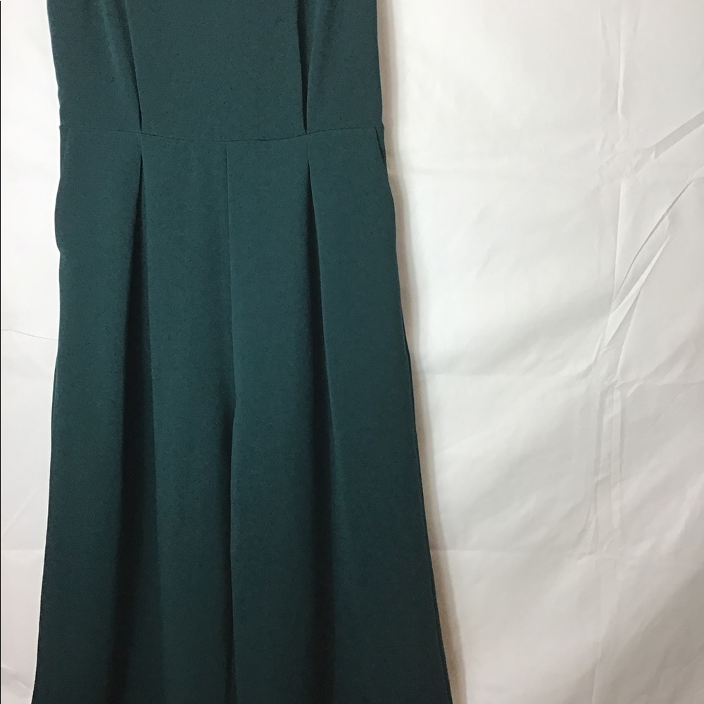 CAARA green wide leg jumpsuit size large - Picture 4 of 10